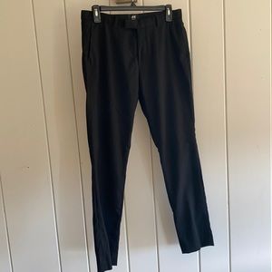 H&M men’s black suit pants size 32R